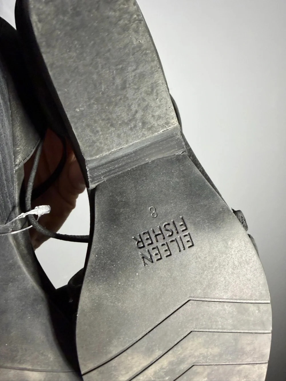 Eileen Fisher Poet Wedge Sandals Size 8
